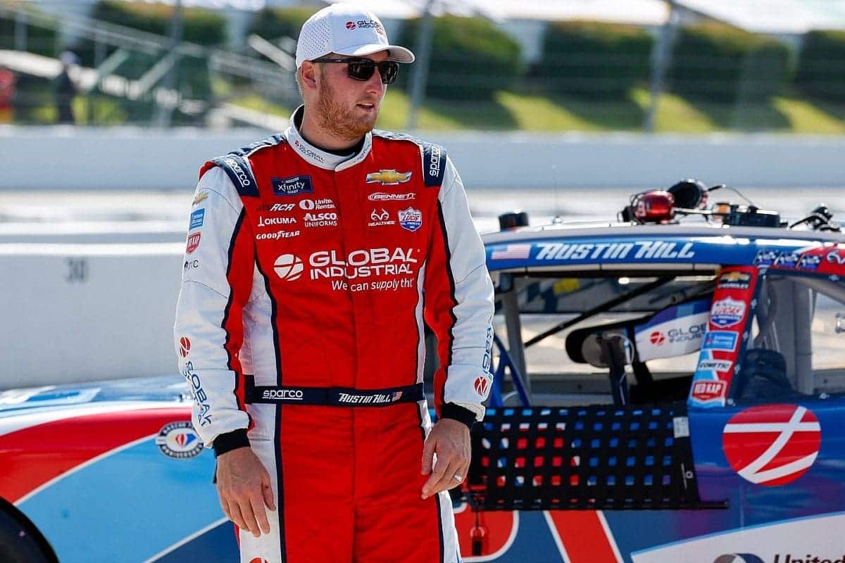 Cole Custer Slams Austin Hill 