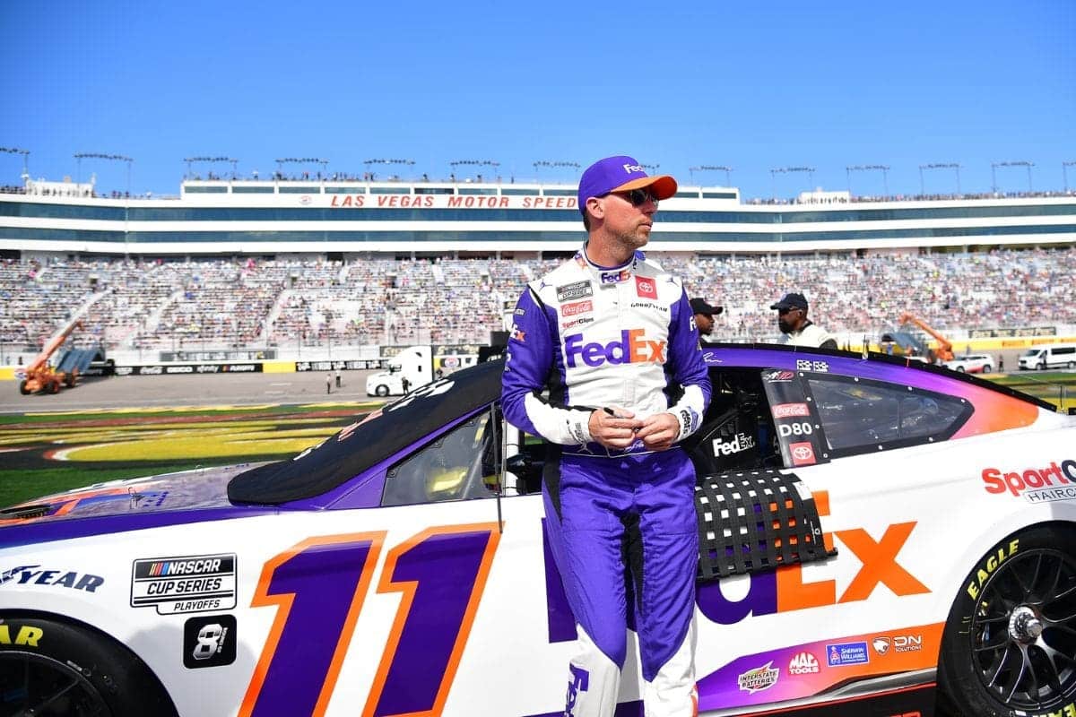 Denny Hamlin Claims 42nd Cup Series Pole 3