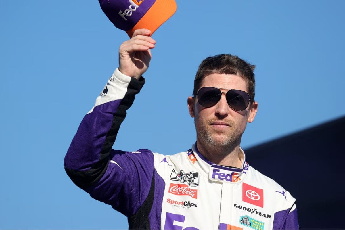 Denny Hamlin Is Surprised 