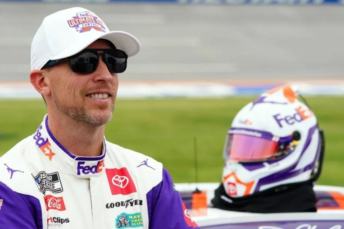 Denny Hamlin Holds Back on NASCAR 1