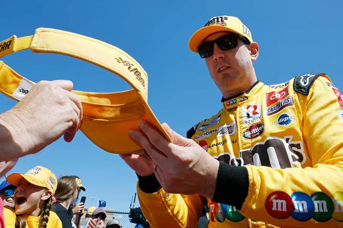 NASCAR Cheers Kyle Busch's Rare Smile 2